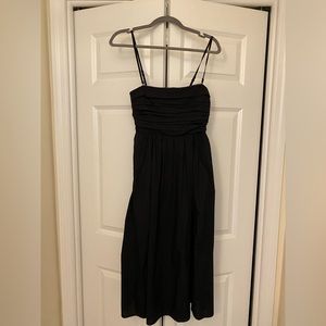 Abercrombie & Fitch Emerson Poplin Midi Dress